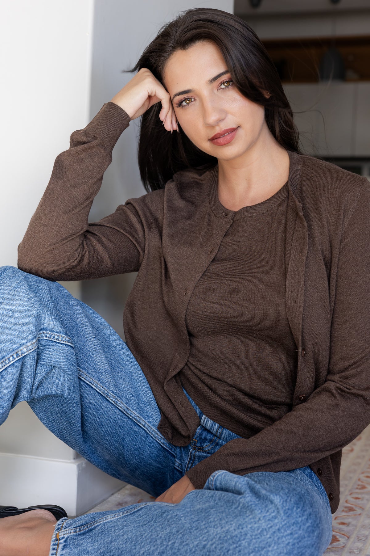 Santa Ana - Classic Twin Set, Choc