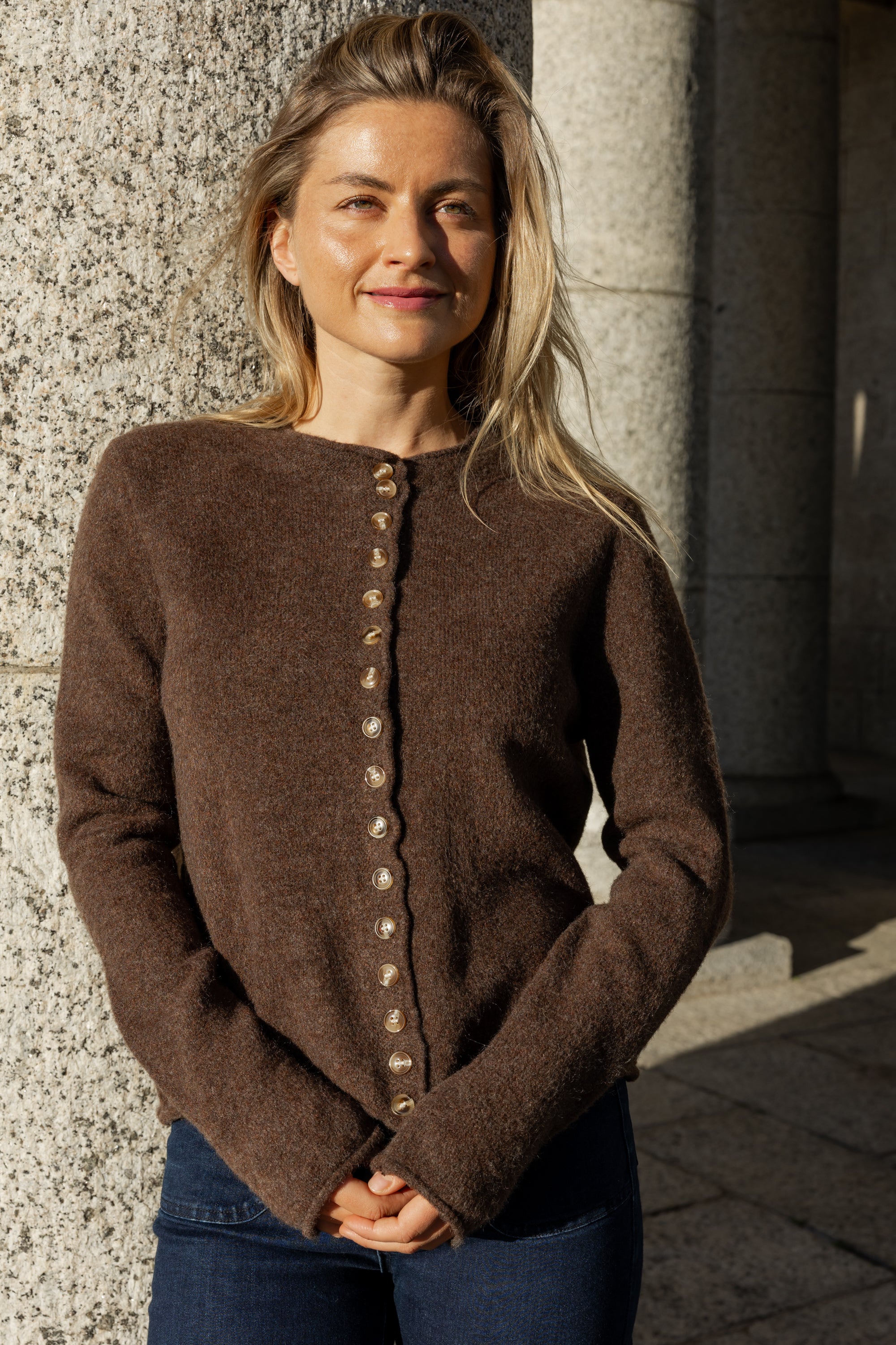 Hayward - Multi Button Cardi, Chocolate