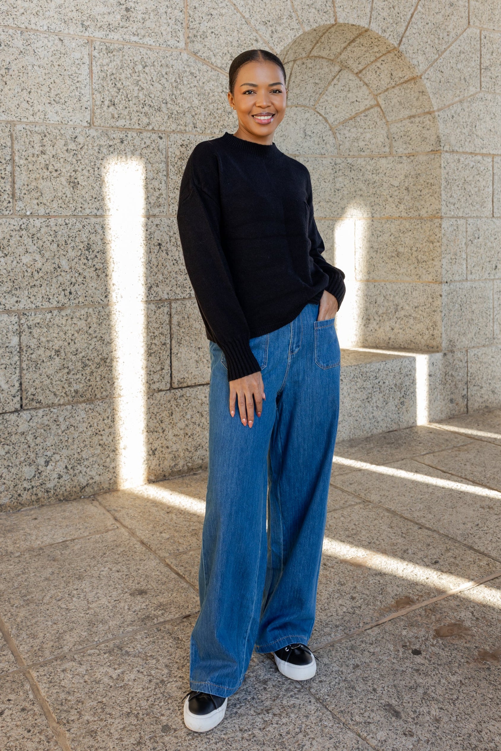 Verona - Wide Leg Denim Jeans