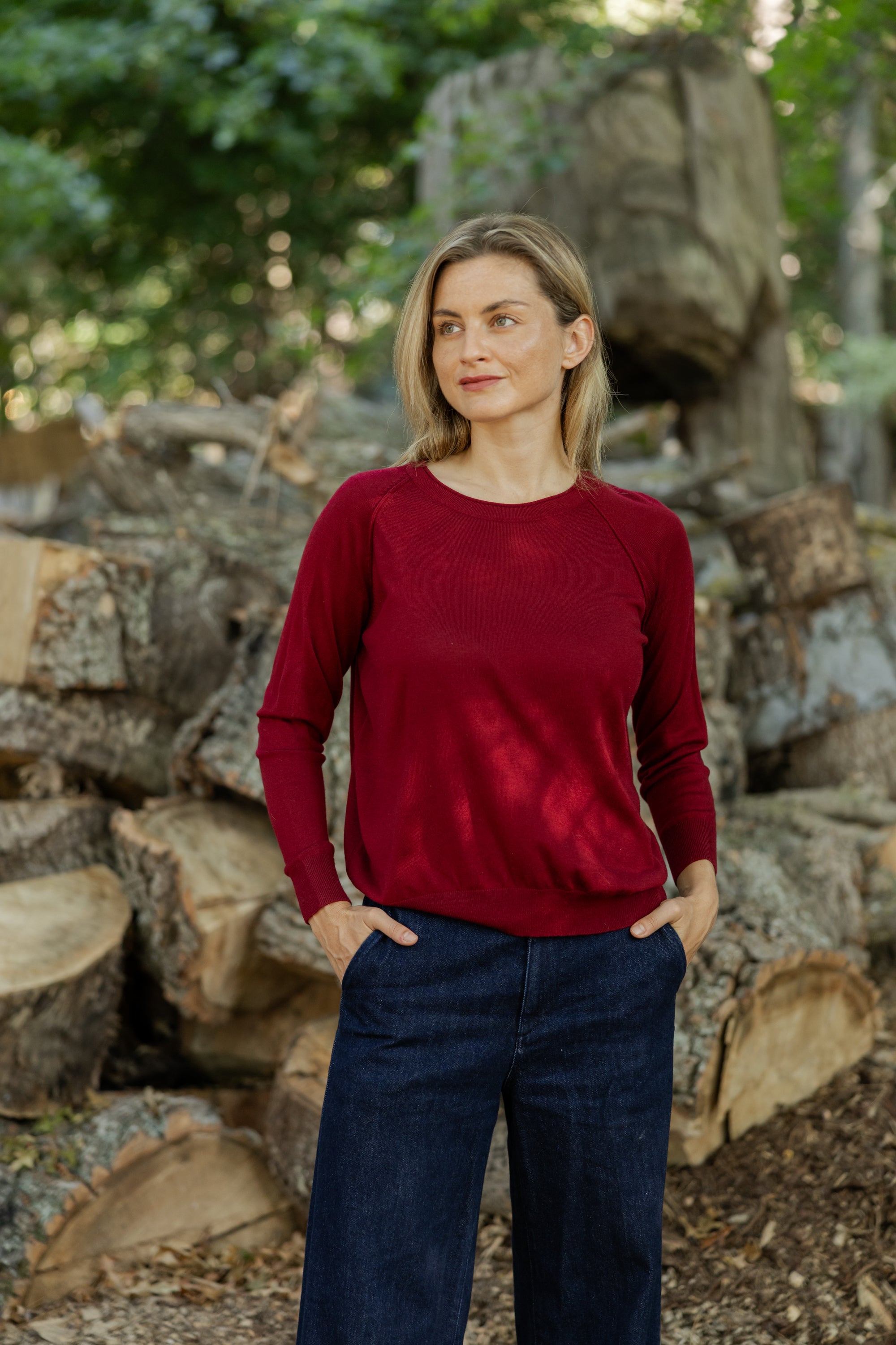 Pienza - Basic Crew, Red