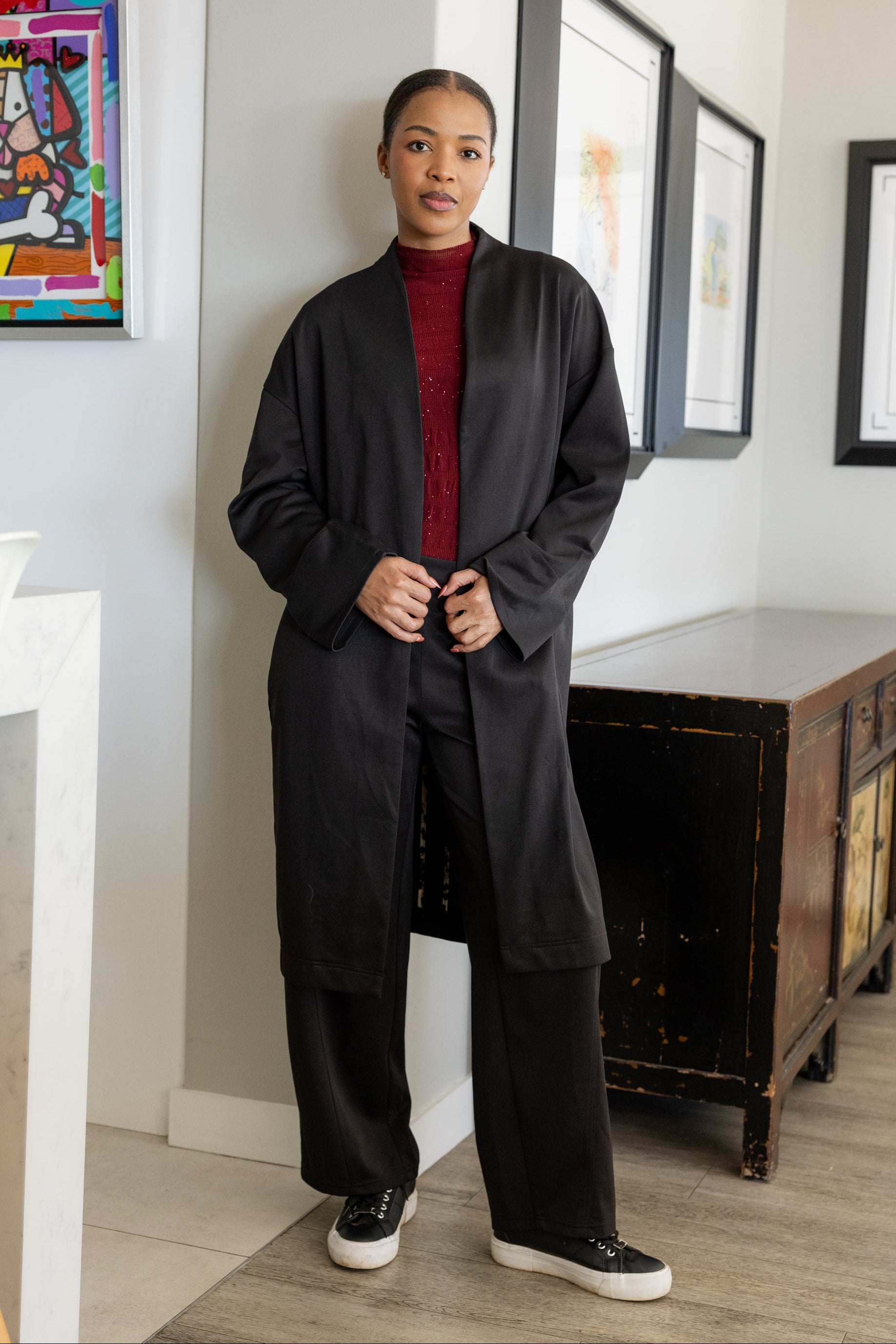 Allora - Scuba Cocoon Styled Coat