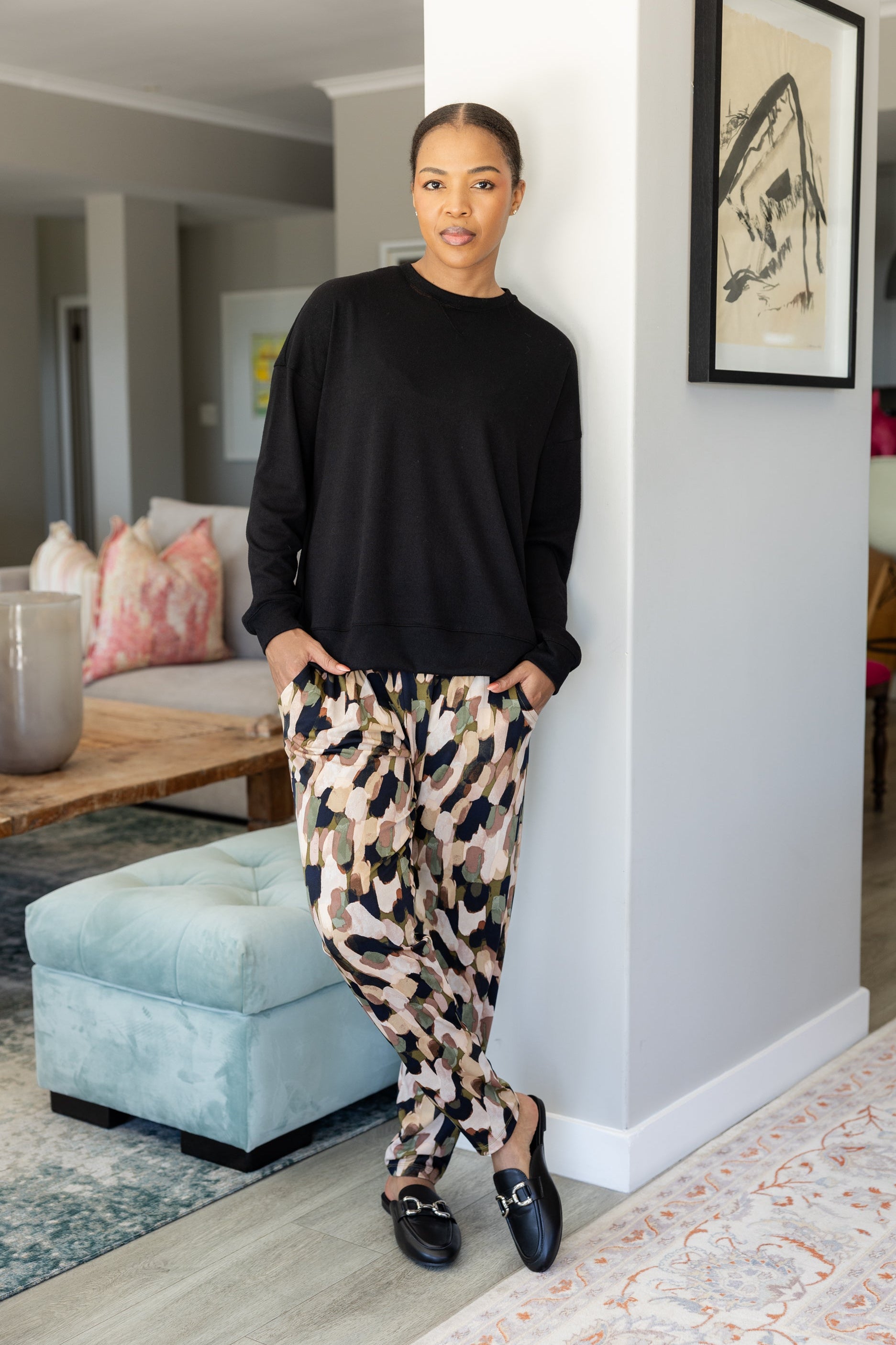 Roxanne - Classic Pant, Paint Palette