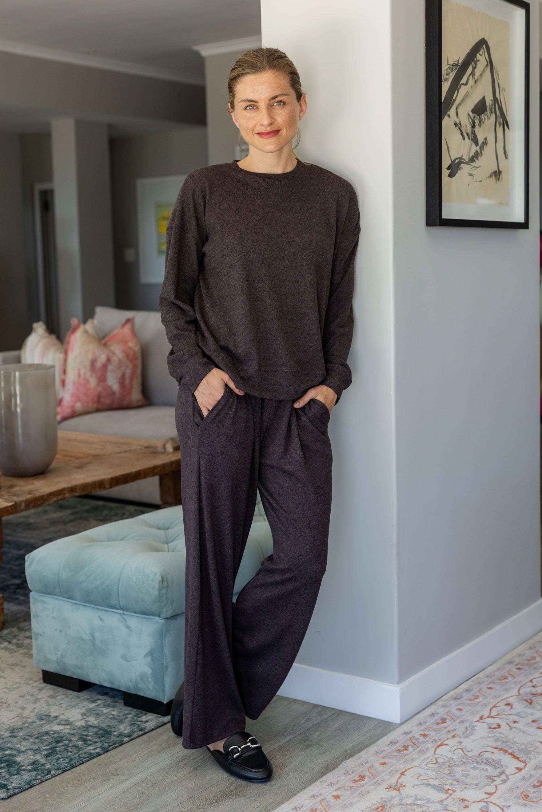 Julita - Super Soft Cut & Sew Styles Top, Chocolate