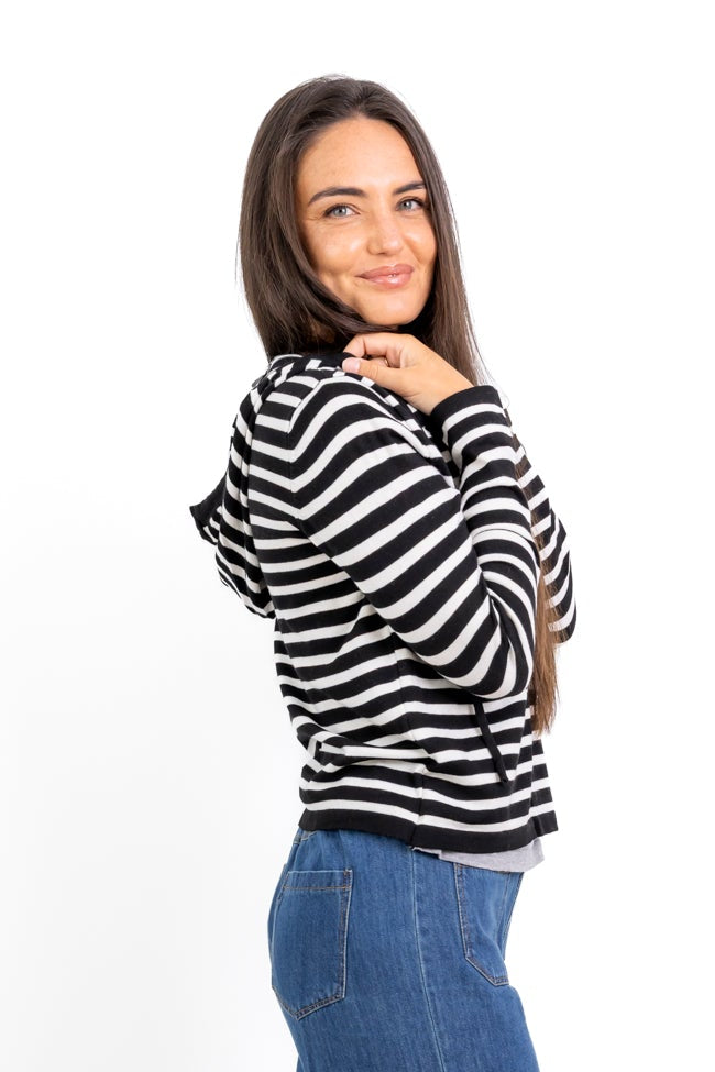 Visalia - Striped Hoody Knit