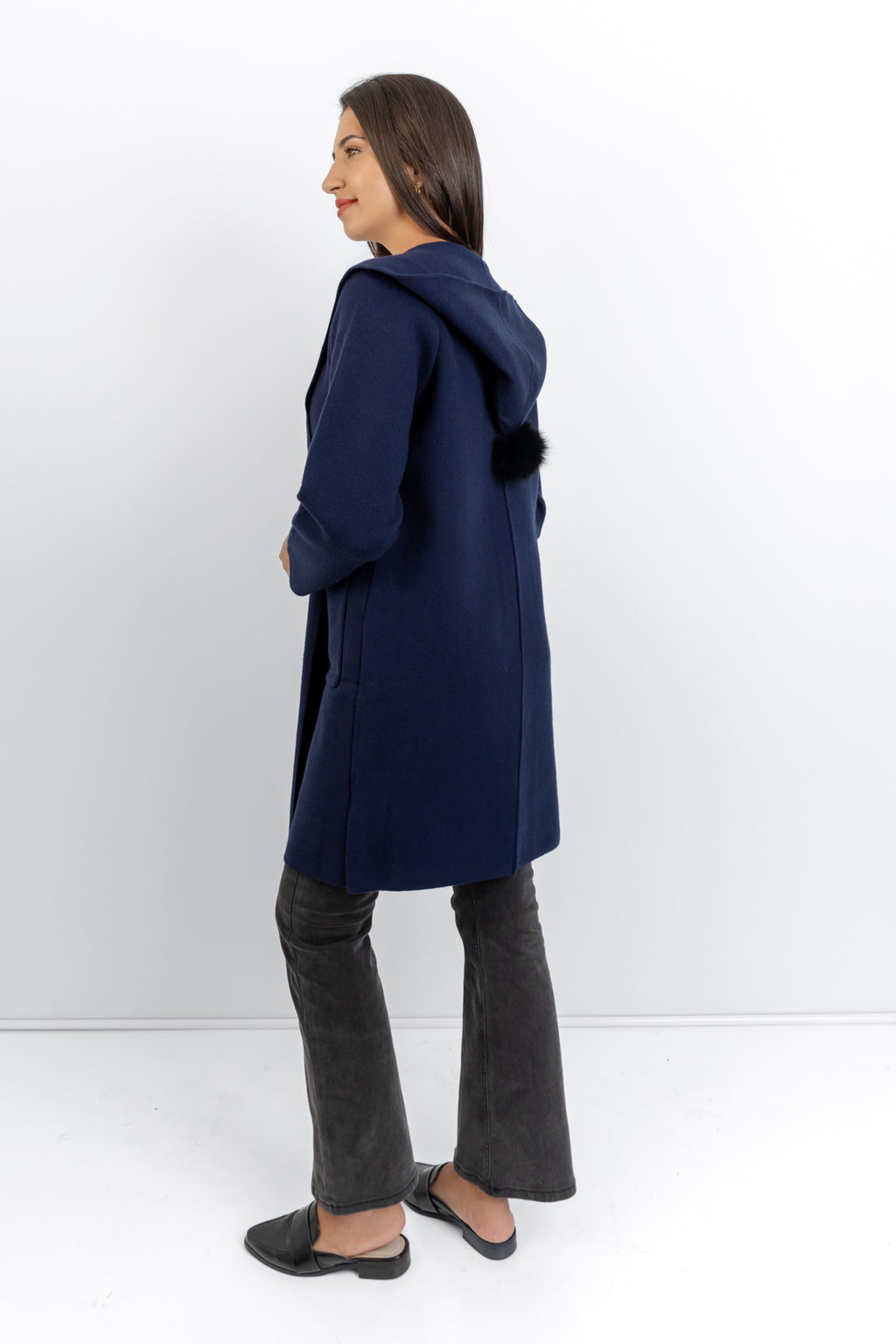 Monaco - Hoody Pom Pom, Navy