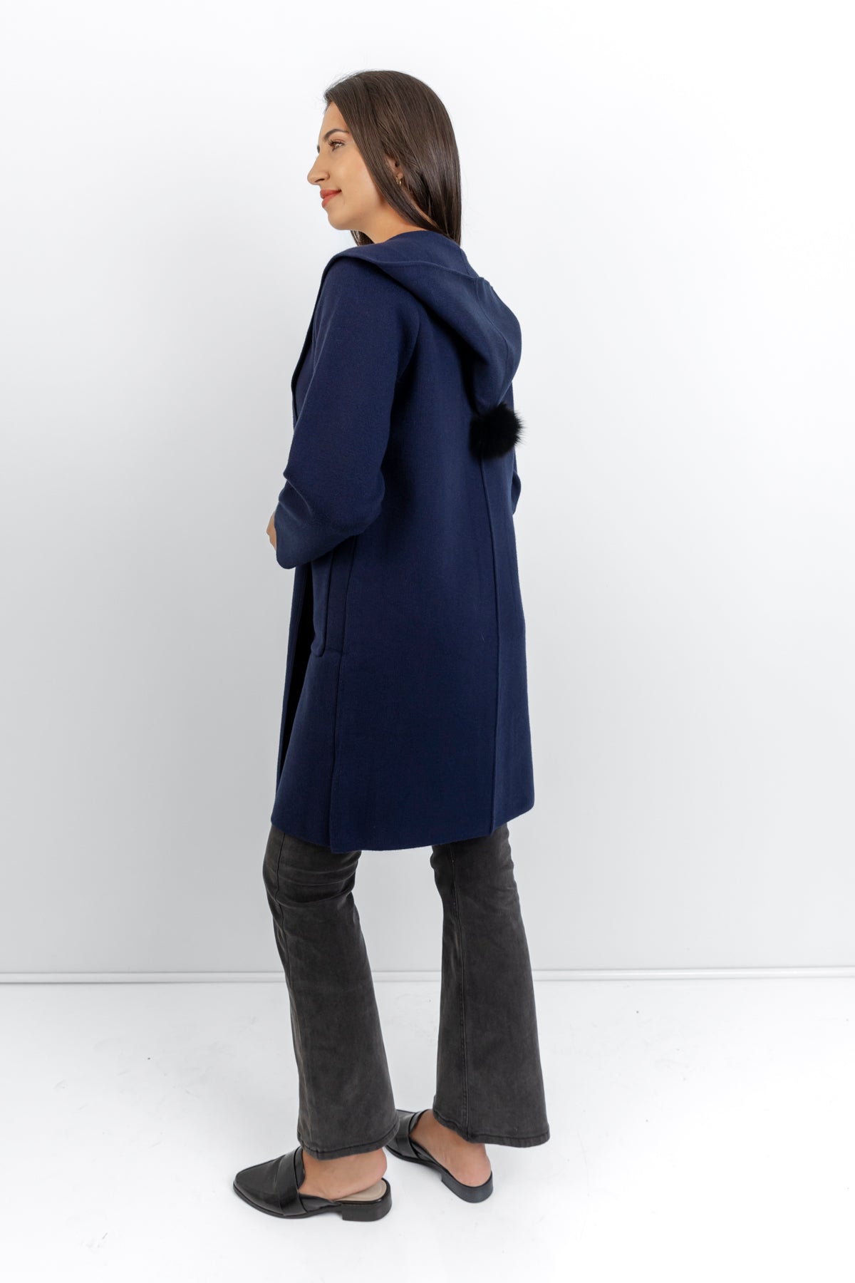 Monaco - Hoody Pom Pom, Navy