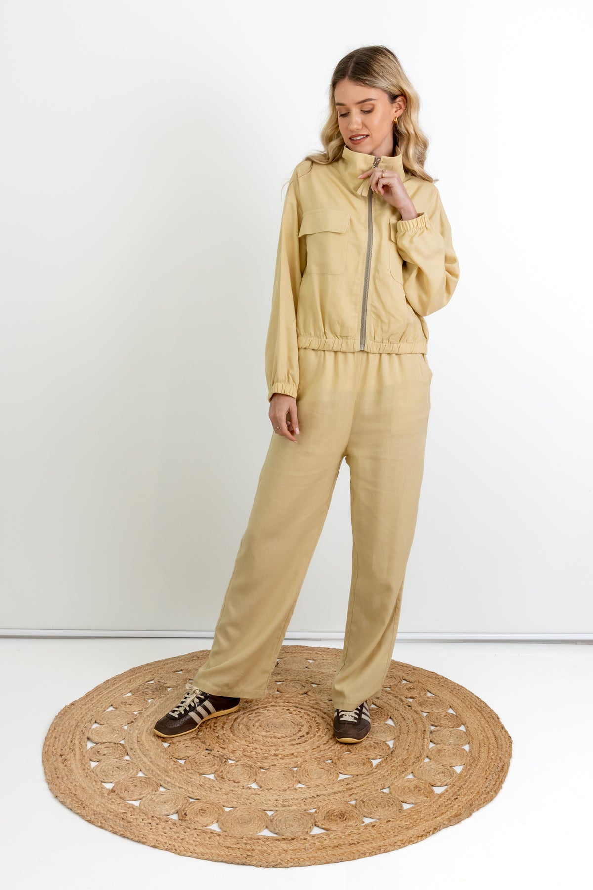 Otto- Zipper Styled Jacket, Butter