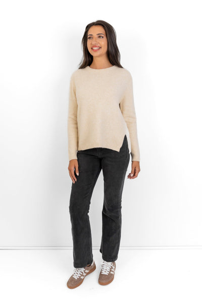 Pamplona - Crew Neck With Side Slit