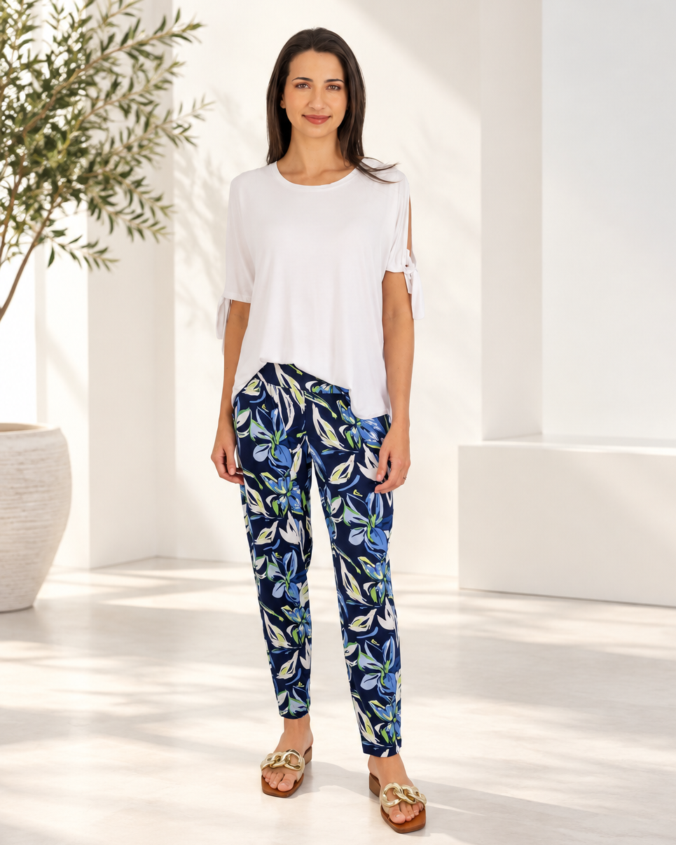 Roxanne- Classic Pant, Moonlit Magnolia