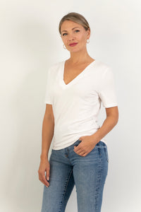 Martina - Classic V Neck Tee