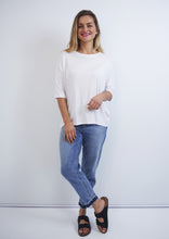 Load image into Gallery viewer, Chloe - Classic Long Line Tee with Back Seam
