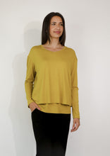 Load image into Gallery viewer, Arielle - Double Layer Top, Chartreuse
