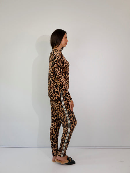 Kiki Styled Jumpsuit with Tape - Classic Animal