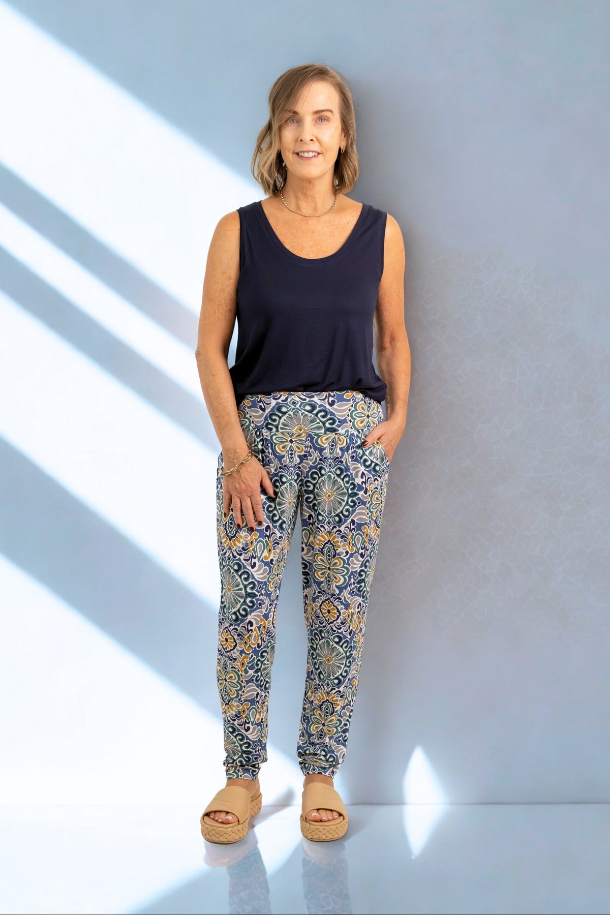 Roxanne Classic Pant - Moroccan Motif