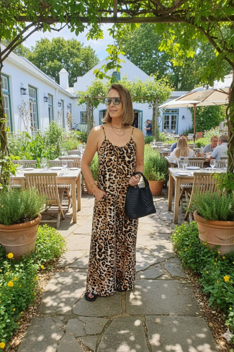 Aura - Animal Print Jumpsuit